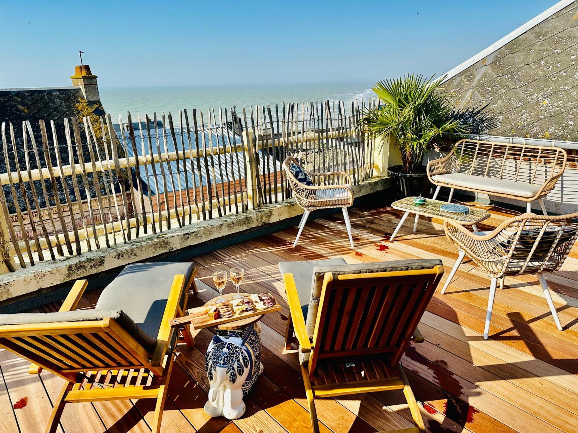 La Terrasse D'Ault Apartment Luaran gambar